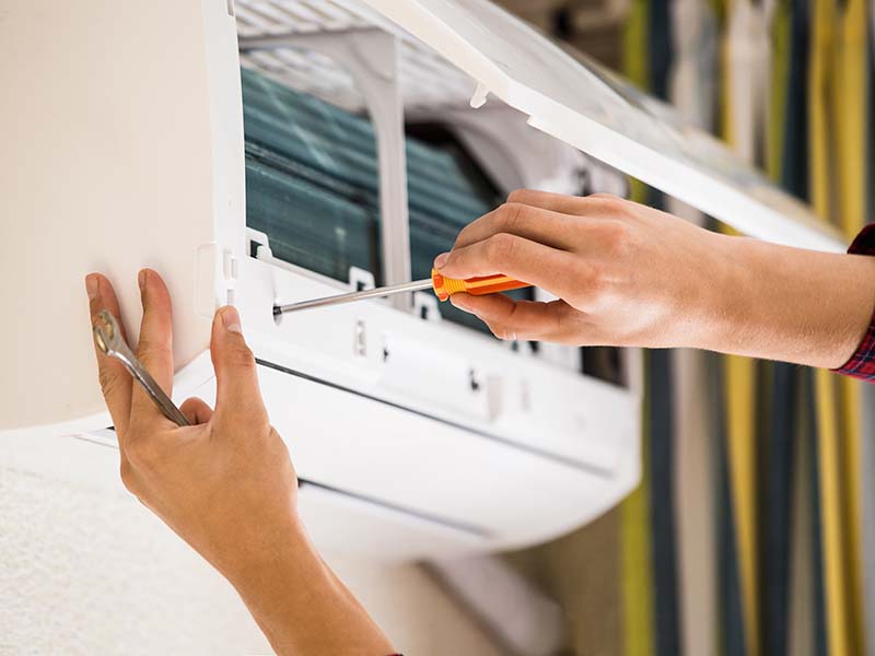 Installation climatiseur réversible Sens